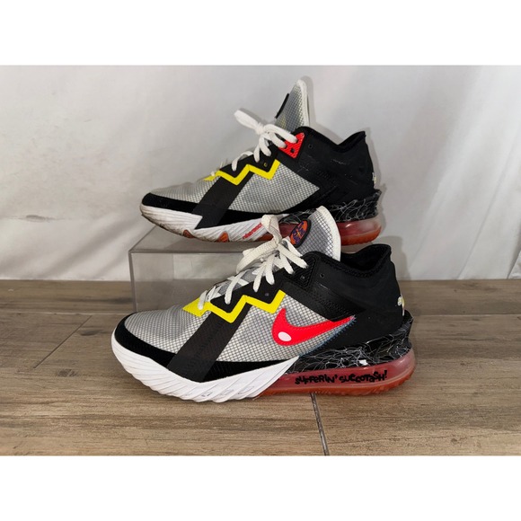 Nike LeBron 18 Low Space Jam Sylvester vs Tweety CV7562-103 Mens‎ Size 9 Shoes main image 6